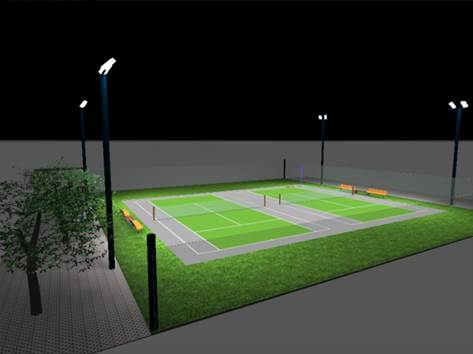 ΜΕΛΕΤΗ ΦΩΤΙΣΜΟΥ ΓΗΠΕΔΟΥ TENNIS